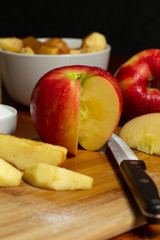 Prepping Apples for deserts