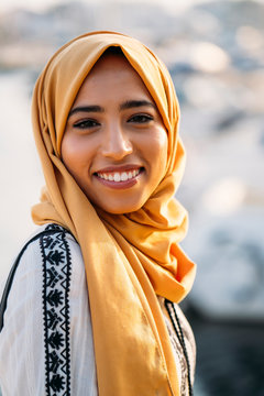 Young muslim woman wearing hijab