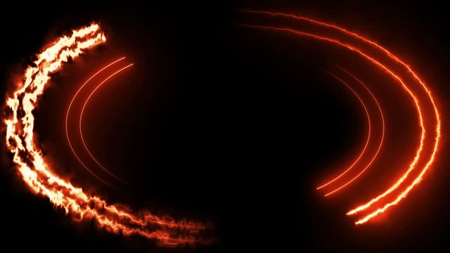 Abstract Ellipse Frame Background, neon Ellipse, Fire Ellipse, Looped NEON Ellipse Lines, club concert dance disco dj matrix beam dmx fashion
