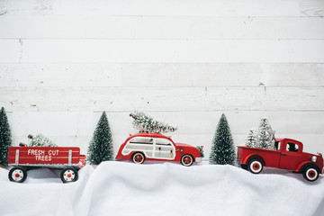 Vintage Holiday Model Vehicle Collection 
