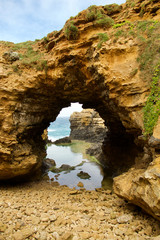 The Grotto, scenic lookout in The Great Ocean Road, Twelve Apostles, Australia.