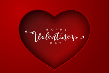 Valentine's Day Heart Symbol. Love and Feelings Background Design.