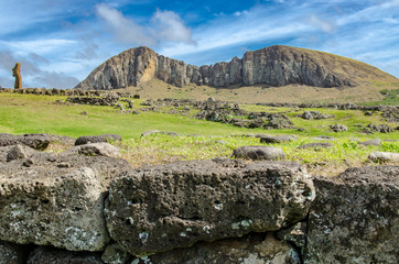 Chile - Rapa Nui or Easter Island - Ahu Tongariki - Moai traveler