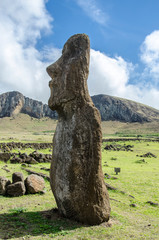 Chile - Rapa Nui or Easter Island - Ahu Tongariki - Moai traveler