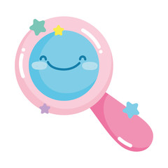social networks cartoon magnifying glass icon