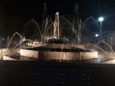 Foutain in Central Park in Quetzaltenango