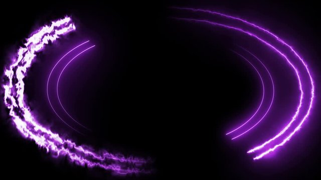 Abstract Ellipse Frame Background, neon Ellipse, Fire Ellipse, Looped NEON Ellipse Lines, club concert dance disco dj matrix beam dmx fashion