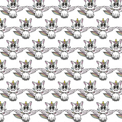 Einhorn Baby Pegasus Einhorn mit Flügeln 