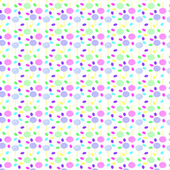 Süßigkeiten Muster mit vielen Bonbons 