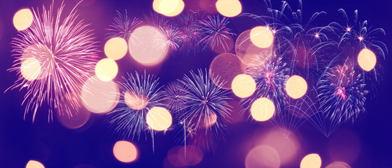 Wunderschönes Feuerwerk