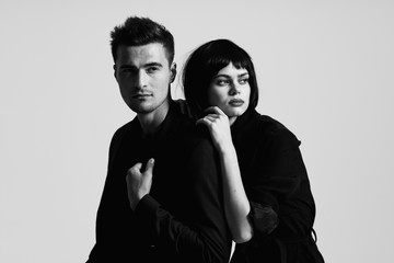 portrait of young couple