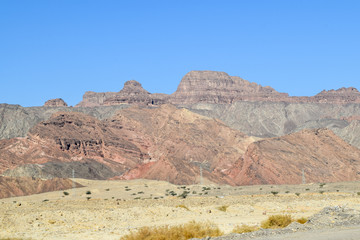 Fototapeta na wymiar Dahab mountains