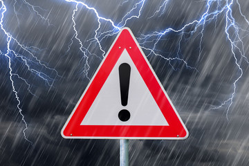 Caution - Thunderstorm