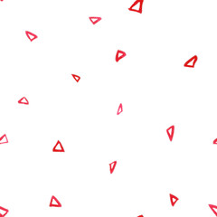 Seamless pattern with watercolor hand drawn elements on white background. Pattern can be used for textile, wallpaper, wrapping paper, postcards, web background.