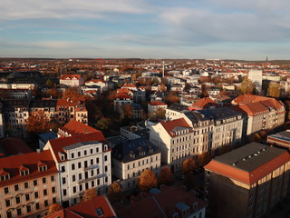 Fototapeta na wymiar Blick von der Dreikönigskirche in Dresden