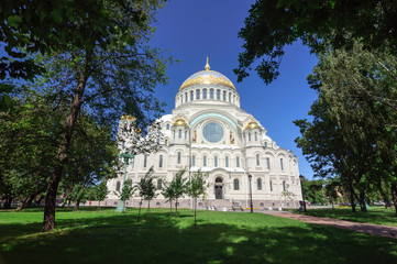 Obraz premium Marine Cathedral of St. Nicholas built in 1913, Russia.