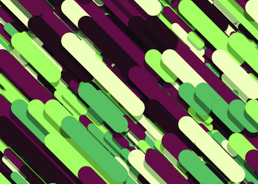 Color Abstract Lines Rain Generative Art background illustration