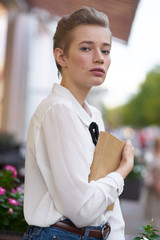 portrait of a young woman