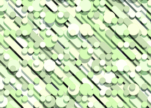 Color Abstract Lines Rain Generative Art background illustration
