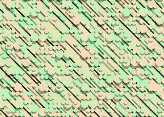 Color Abstract Lines Rain Generative Art background illustration