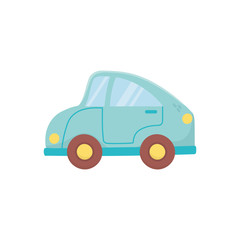 kids toy, blue car transport plastic icon