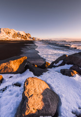 The Black Sand Beach, Vík, Iceland