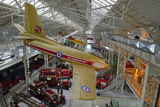 Technik Museum Speyer - Airplane Of Canadian Aerobatic Team Golden Hawks. Museum Pulls More Than Half A Million Visitors Per Year, Germany