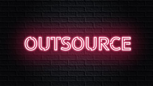 red neon video animation outsource