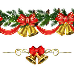 Vector Christmas Border decoration collection