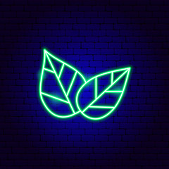 Leaves Neon Sign