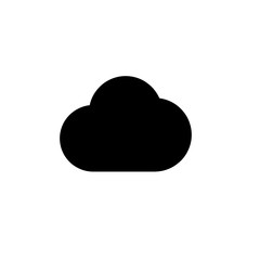 Cloud icon, vector illustration. Flat design style. vector cloud icon illustration isolated on white background, cloud icon Eps10. cloud icons graphic design vector symbols.