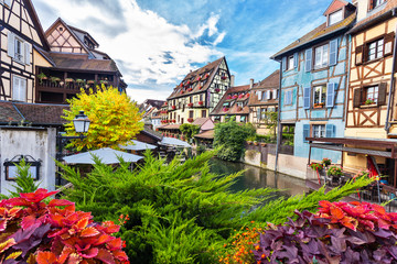 Colmar in Alsace France - obrazy, fototapety, plakaty