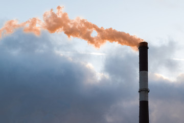 emission at the enterprise from a pipe of poisonous gas nitric oxide, nitrogen dioxide. violation...