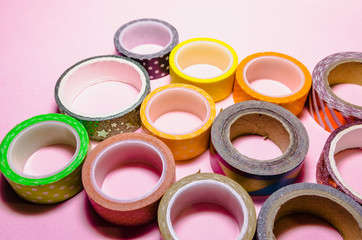 different washi tapes