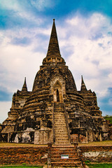 Fototapeta premium Chedi in Ayutthaya