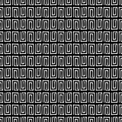 Seamless abstract geometric vector pattern, hand drawn illustration.