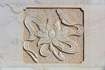 Ancient Chinese stone carving works