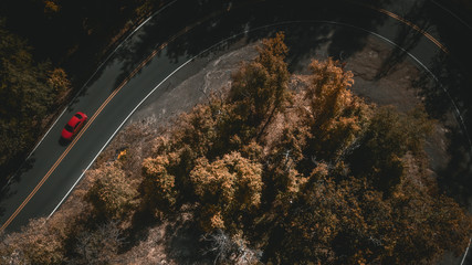 Aerial View of the Highway
