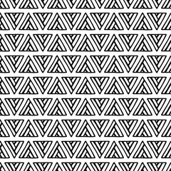 Seamless abstract geometric vector pattern, hand drawn illustration.