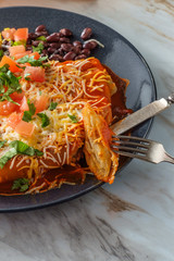 Mexican Chimichanga Burrito