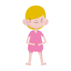 cute little boy cartoon character design