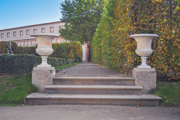 Garden in autumn colors III, Prague, Czech Republic