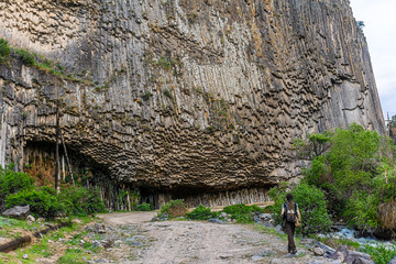 Garni Gorge, Volcanic Basalt Columns, Garni, Armenia.