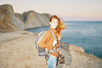 woman on the beach