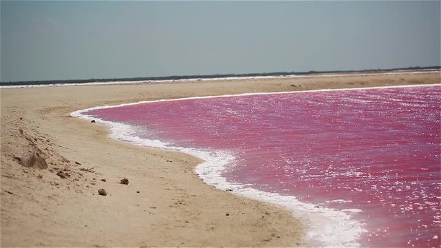 las coloradas lagoon