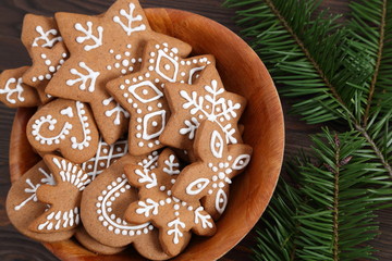Gingerbread cookies.