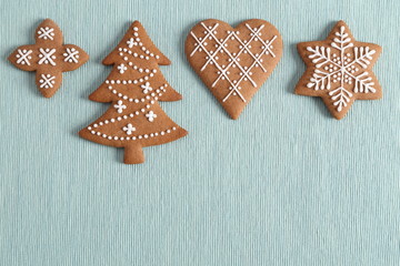 Gingerbread cookies.