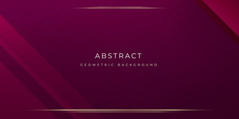 Maroon Gold Abstract Background Presentation