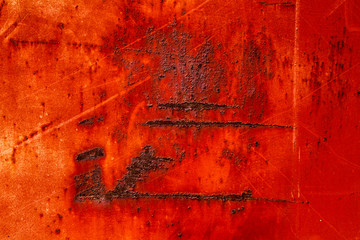 rusty metal background