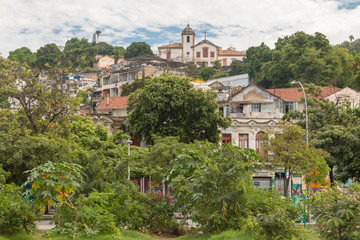 Fototapeta na wymiar Convento Santa Teresa on the hill, Rio de Janeiro, Brazil, South America